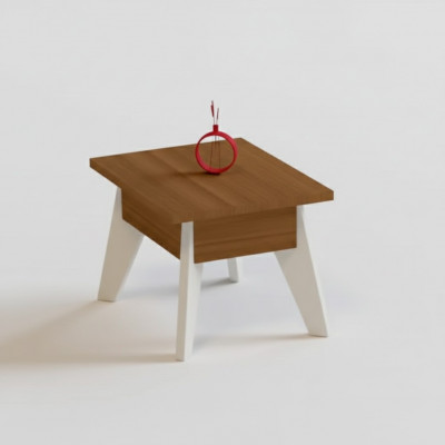 Moderne Canapé Dësch Büro Miwwelen rechteckege brong Holzdësch Dëscher