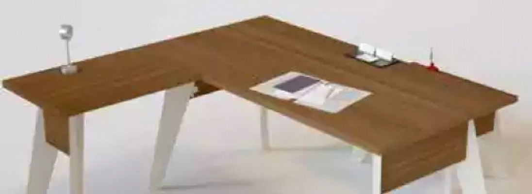 Eckspschaffdësch Designer Holzmöbel Bürosdësch Aarbechtszëmmer Dësch Nei