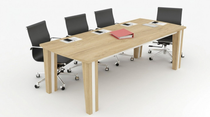 Grousse Holzdësch Versammlungsdëscher Luxus Konferenzdësch Büro Miwwelen Modern