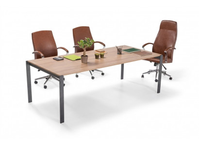 Modernt Groussen Konferenztisch Holz Designer Büro Aarbechtsraum Miwwelen