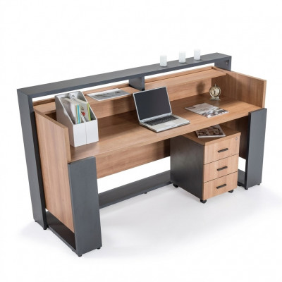 Designer Dëscher fir Receptioun Receptioun Hotel Büro Ausstellungstisch nei