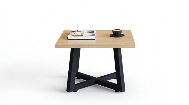 Designer Couchtisch Luxus Brongen Niewendësch Büro Holz Miwwelen Stylvoll
