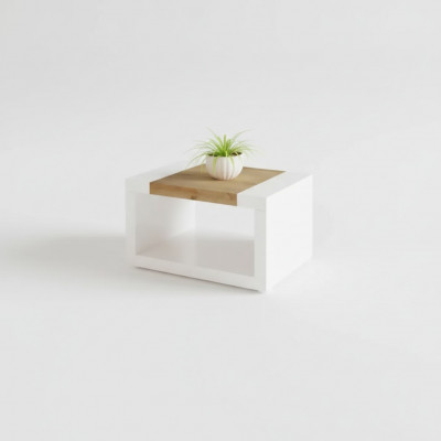 Designer Wäissen Couchtisch Luxus Holz Dësch Wunnzëmmer Miwwelen Ofstellësch