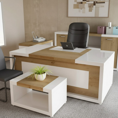 Réceptionsdësch Rezeption Dësch Miwwelen Tresen Praxis Kanzlei Büro Hotel
