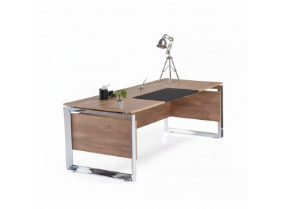 Modernt brong Schreifdësch Büro Miwwelen Holz Aarbechtszëmmer Design Stil