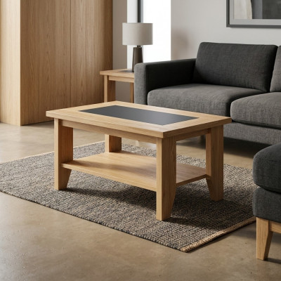 Brongen Dësch Designer Holzmiwwelen Wunnzëmmer Designer Büro Dësch