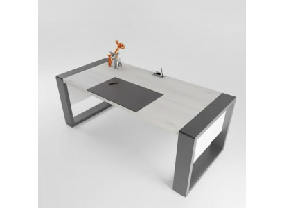 Modern wäissen Schreifdësch Designer Büro Miwwel Holz Dësch Aarbechtszëmmer