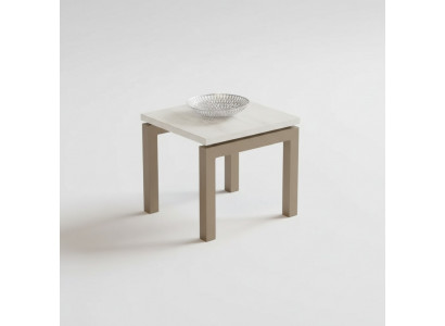 Moderne kleng Dësch Quadrateschen Oflagedësch Design Holzmëttelstécker Möbelstéck