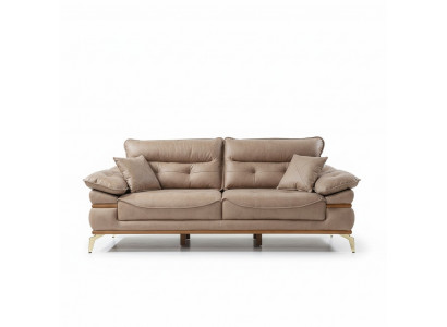 Modern brongt Sofa am Wunnzëmmer Exklusiv 3 Sëtz Sofa
