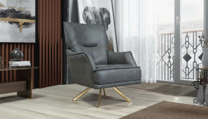 Gräifen Eenzuesseg Exklusive Fotell Lounge Club 1-Sëtzer Luxus Eenzuesseg