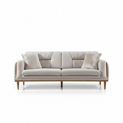 Modern wäisst Luxus-Sofa Héich Qualitéit fir Wunnzëmmer nei