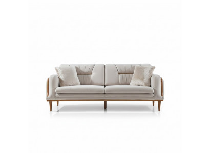 Modern wäisst Luxus-Sofa Héich Qualitéit fir Wunnzëmmer nei