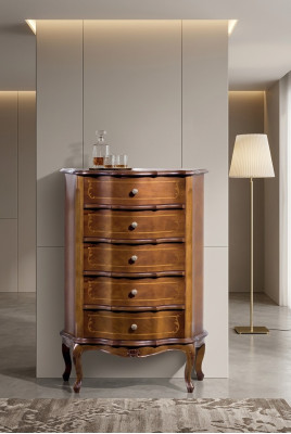 Klassesch Braun Holkomoud Schiefen Console Luxus Miwwelen Buffet 