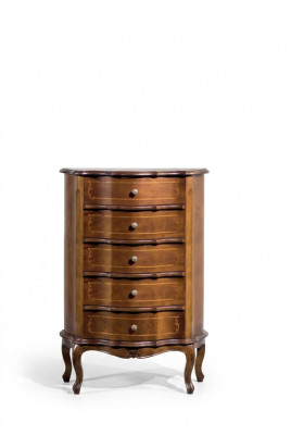Klassesch Braun Holkomoud Schiefen Console Luxus Miwwelen Buffet 