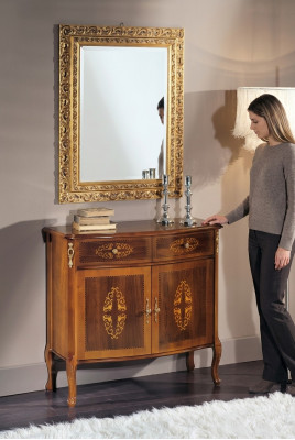 Braune Sideboard Luxus Holz Kommode Klassesch Konsole Héichwäerteg Miwwelen