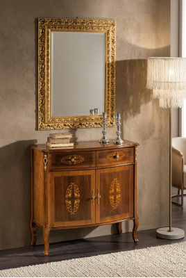 Braune Sideboard Luxus Holz Kommode Klassesch Konsole Héichwäerteg Miwwelen