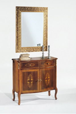 Braune Sideboard Luxus Holz Kommode Klassesch Konsole Héichwäerteg Miwwelen