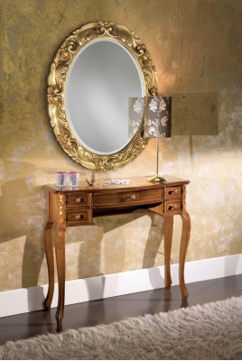 Klasseschen Konsolendësch Designer Bruaderen Holz Schminkdësch Nei Miwwelen