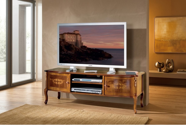 Klassesche brongen TV-Schaf Wohnzimmer Lowboard Luxus Stänner Design