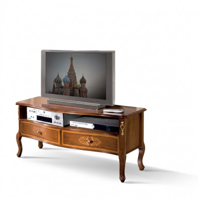 Klassesche TV-Schaf, Wunnzëmmer Miwwelen TV-Stänner, Holzdesign, Nei