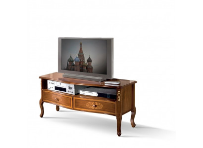 Klassesche TV-Schaf, Wunnzëmmer Miwwelen TV-Stänner, Holzdesign, Nei