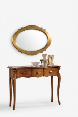 Brongen Konsolendësch Schminktischen Schlofzëmmer Miwwelen Holz Luxus Design