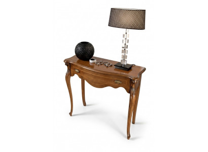 Braunen Luxus-Konsolendësch Schouflade Holzmöbel Schlofzëmmer Design Nei