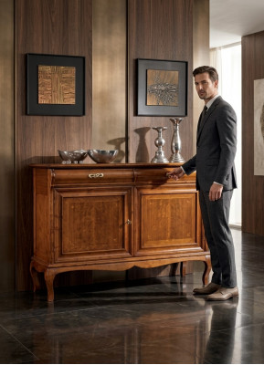 Klassescht Sideboard Bruen Stuff Kommode Luxus Regaler Miwwelen Neit