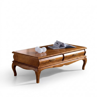 Couchtisch Klassesch Stil Wunnzëmmer Dësch Tiräng Miwwelen Design