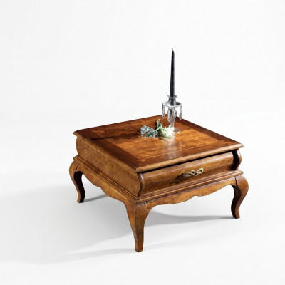 Klasseschen Wunnzëmmer Couchdësch Schëff Hëlzeméibelen Stil Design Neit