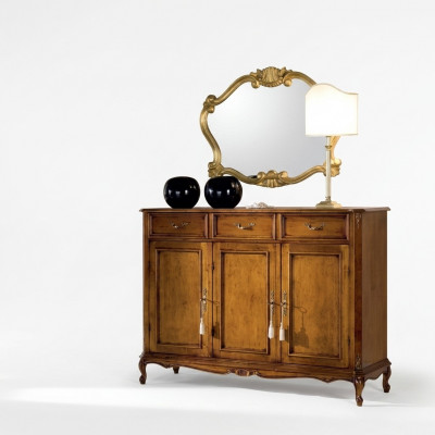Sideboard brongen Holzschaf klassesche Stil Wunnzëmmer Kommode Kommoden