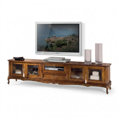 Exklusiv Miwwelen Klassenesche Stil Holz luxuriéis TV-Ständer Lowboard