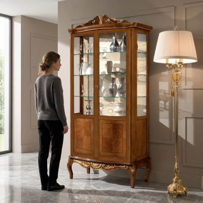 Luxus Vitrine Aussergewéinlech Miwwelen Schaf Vitrinen Glas Holz Schief