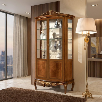 Luxus Vitrine Aussergewéinlech Miwwelen Schaf Vitrinen Glas Holz Schief