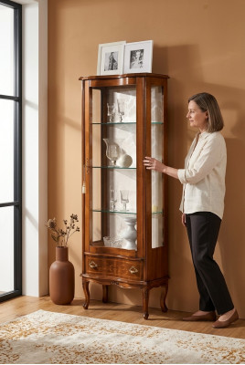 Holz Klassesch Vitrin Holz Schiefen Stuff Designs Glas