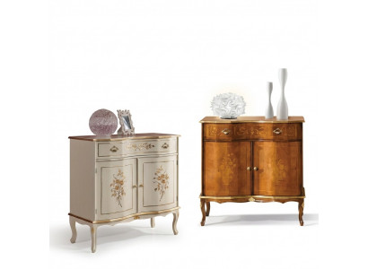 Luxuriéist wäisst Sideboard mat Schiefenmobilier Holzschaf Lampe Luuchten