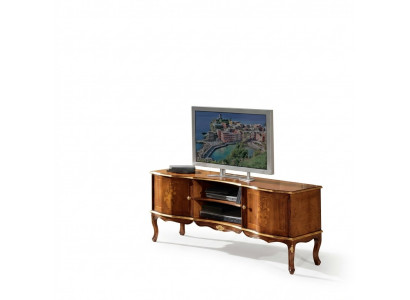 Klassesch RTV Massivholz TV-Stänn Wohnzimmer Designer Miwwelen Stilvoll