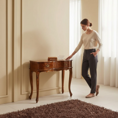Klassesche Konsolendësch Luxus Holzmiwwelen Schlofzëmmer Niewemiwwel