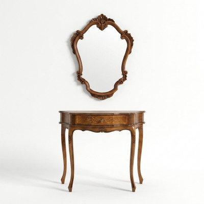 Elegant brongen Konsolendësch Spigel Klassesch Schlofzëmmer Set