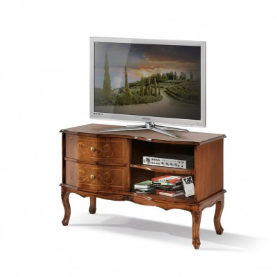 Klassesche Designer TV-Stänner Luxus Sideboard Lowboard Wunnzëmmer Braun