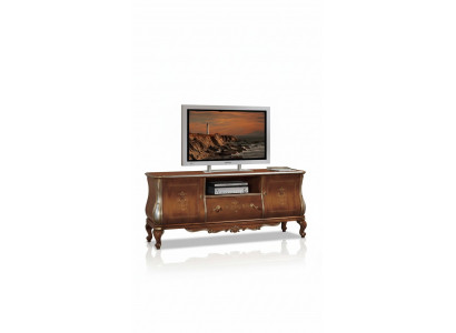 Brongt TV-Regal RTV-Sideboard Wunnzëmmer Miwwelen Holz Stee Kummerdéier
