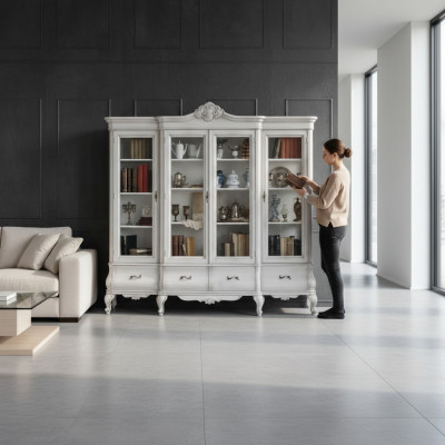 Elegante Bibliothéik am Büro Schaf Bestellung Regal Schiefcher