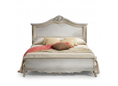 Luxuriéist gepolstert wäisst Duebelbettgestell Bett Holzdesign Luxus