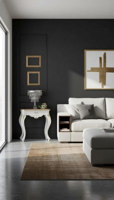 Nuechten Dëscht Luxus wäiss Schlofzëmmermiwwelen exklusivt Design