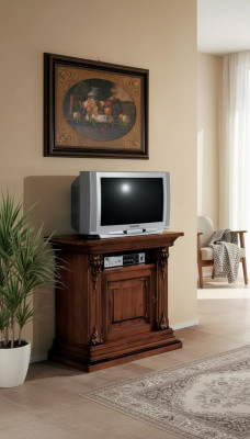 RTV Schaf Klassesch Holz TV Schaf Wunnzëmmer RTV Säitebord Kommode