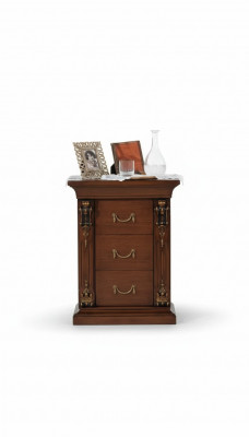 Luxuriéis Design Nuetsdësch Niewendëscher Schlofkummer Holz Luxus Konsolen