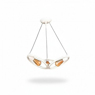 Plafongslüster Lüster Kronluchter Plafongslamp Lämp Modern Wäiss Nei