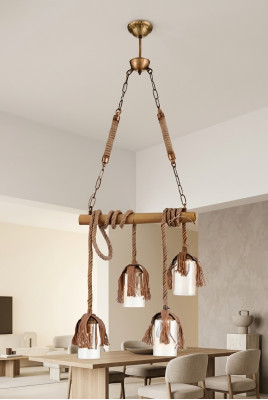 Luucht Bamper Deckenluucht Lanter Kronluucht Deckenlampe Glas Brong