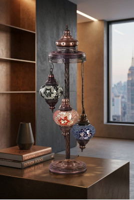 Dëschluucht Dëschtlampe Luuchte Luuchten Luxus Méifarweg Luuchten Glas