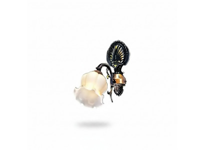 Wandlampe Wandläichter Blummen Wandläicht Lüster Wandluuchten Gro Glas